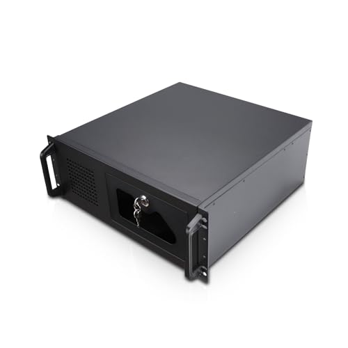 Image of Rosewill 4U Server Chassis Rackmount Case | 7 x 3.5 Bays, 2 x 5.25 Devices| ATX, CEB Compatible | 1 x 120mm PWM Fan, 2 x 80mm PWM Fans | 2 x USB 3.0 | Front Panel Lock and Key | - RSV-R4100U
