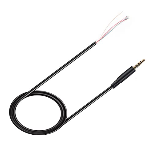 Cable para audífonos QMQJIA 3.5 mm para Cloud II Revolver S miniatura 3