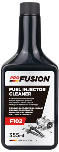 ProFusion Limpiador de Inyectores Gasolina – Aditivo de Combustible Fuel Injector Cleaner – Mejora Potencia y Rendimiento del Motor – Limpieza de Válvulas e Inyectores 355 ml