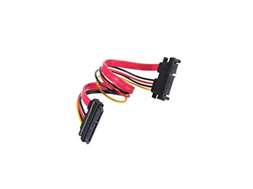 Cable de datos y alimentación Serial ATA SATA macho a hembra 26 cm miniatura 3