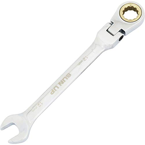 近与(KONYO) SUN UP 72ギヤコンビレンチ SP 首振タイプ GWL-12F 12mm 本体: 奥行0.65cm 本体: 高さ16.8cm 本体: 幅2.6cm