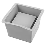 Matériau en silicone durable : fabriqué en silicone, ce moule assure un démoulage facile et une réutilisation optimale pour des résultats constants. moule pour pot de fleurs, moule en silicone pour ciment