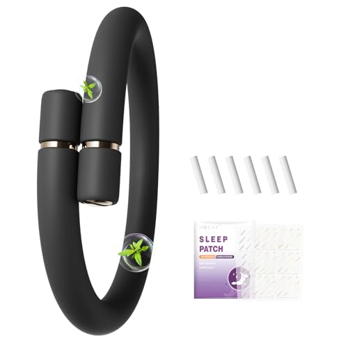 #VerdientProvisionen<br>Atherisches Ol-Armband mit Zitronengras - Muckenarmbander Erwachsene Nachfullbar mit 6 atherischen Olen (2/Packung + Schlafpflaster) - Angenehmer Zitrus-Duft fur Kinder und Erwachsene