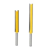 fraser langton 👍【Anwendung】 --- Extra langer gerader Fräser kann angewendet werden auf obere Lagerfräser Schneidet alle Kompostierungsmaterialien, MDF, Massivholz, Spanplatten, Sperrholz usw.