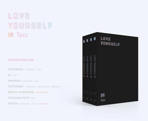 Álbum fotográfico BTS [LOVE YOURSELF 轉‘Tear’], 3.a edición (Versión R), color azul miniatura 2