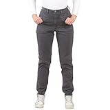 EX M&S Womens Cotton Blend Slim Fit Ankle Grazer Marks and Spencer Self Cuffed Elasticated Wasit Chino Trousers Pants Waist Size Light Indigo 16 Regular