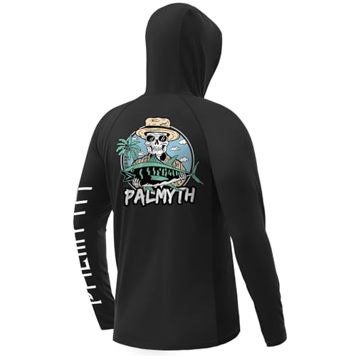 Image of Palmyth Fishing Shirts for Men Long Sleeve UPF 50+ Sun Protection Hoodie