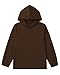 Funnycokid Boys Hoodies Brown Teens Hooded Shirt Size 11-12 Kids Long Sleeve Fashion Hoody 11Y 12Y