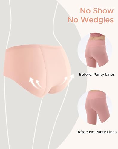 INNERSY Girls' Seamless Period Underwear for Teens Period Starter Quick Dry Panties 3-Pack2