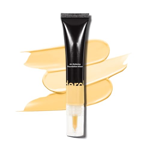 Pigmento mezclador de bases de maquillaje, suave y ligero, subtono natural, se funde fácilmente con la base de maquillaje, sin crueldad (Amarillo, rosa a amarillo)