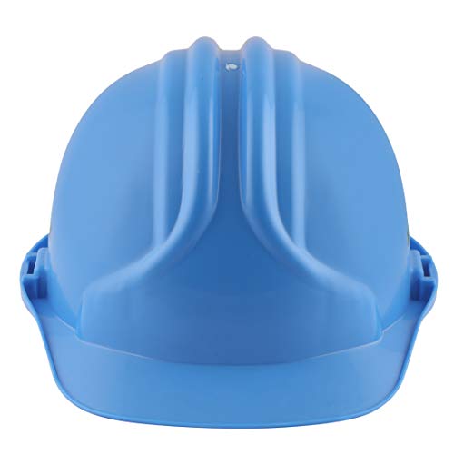 Image of KARAM PN581 Safety Industrial Helmet For Men | Light Weight with Ratchet Type Adjustment | Comfortable Fit & Durable Hard Hat | EN Certified | Star Blue