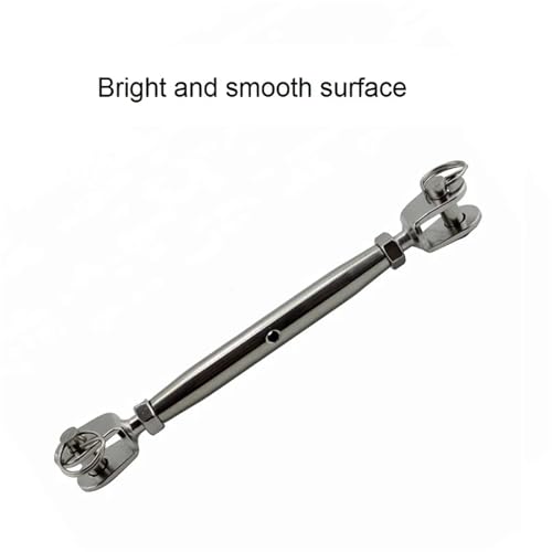 Tensor cerrado de cuerpo Swage de acero inoxidable 316 M5 para tensión de cable y cuerda, servicio pesado miniatura 3