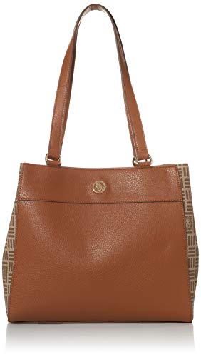 Anne Klein womens 4-poster Anne Kleein 4 Poster Bag with Pouch, Saddle, 11.75 x 4.5 D 10 H US
