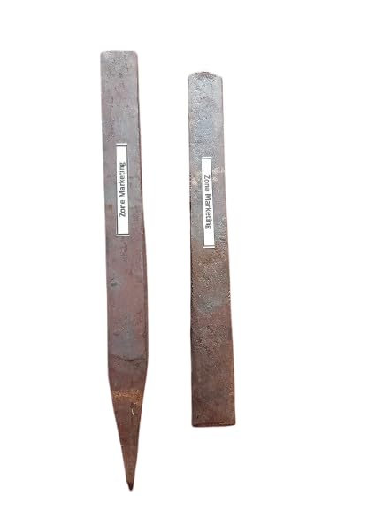 Iron Leaf Chisel Combo | Flat, Point, and Punch Chise | Koth Uli-Construction Hand Tool- Set of 2-picture-32