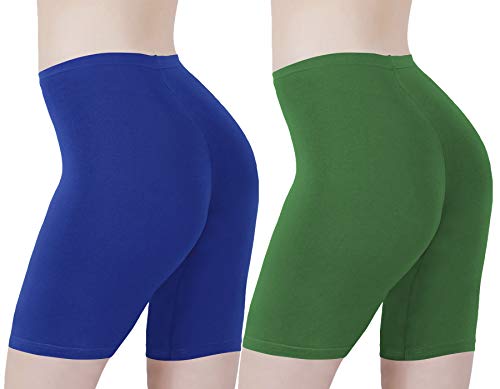Image of Buy That Trendz Cotton Lycra Tight Fit Stretchable Cycling Shorts Womens | Shorties for Active wear /Exercise /Workout /Yoga /Gym /Cycle /Running Red Grey Combo Pack of 2