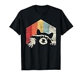 Photo Gallery retrò racoon t-shirt maglietta Photo Gallery retrò racoon t-shirt maglietta