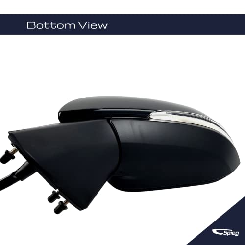 Spieg Driver Side Mirror Replacement For Toyota Rav4 2019-2020 Power Heated Blind Spot Monitoring Turn Signal Black 8 Pin (Lh) #TOP4