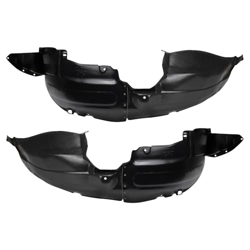 Image of TRQ Front Inner Fender Liner Set Compatible with 2007-2008 Hyundai Entourage 2006-2014 Kia Sedona KI1250115 KI1251115