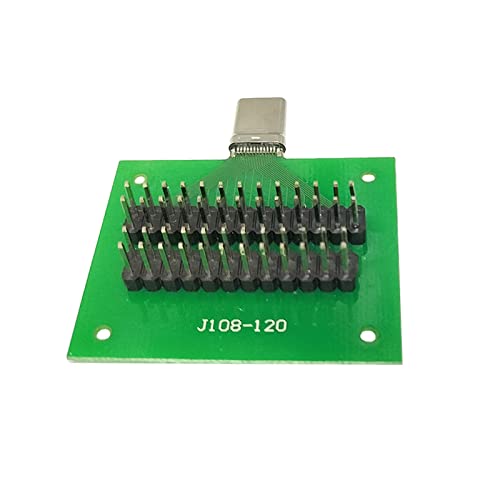 Image of WLGQ USB 3.1 TYPEC Male Test Board Two-Channel USB-C with PCB Test Socket