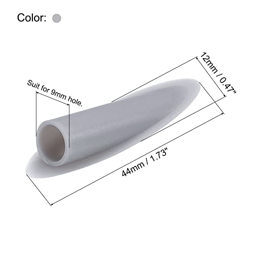 Image of MECCANIXITY 9mm Plastic Pocket Hole Plugs,Wood Plugs for Pocket Hole Jig Working Tool Accessories,Grey Pack of 50
