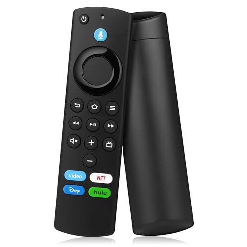 Image of Replacement Voice Remote Control Fit for Fire Smart TV Stick (2nd /3rd Gen), 4K Max, 4K, Lite, TV Cube (1st /2nd /3rd Gen), Smart TV (3rd Gen), for Hisense-Insignia-Toshiba-Series-TVs