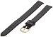 Timex Smooth Black Genuine Leather 11mm Long Ladies Watch Band