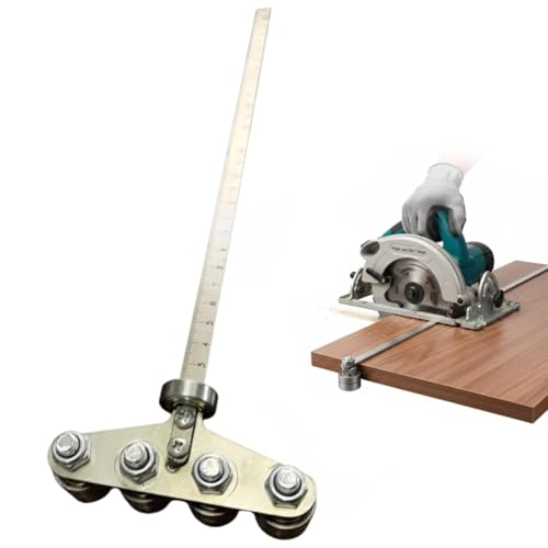 Positioning Calipers For Circular SawAdjustable Stainless Steel Circular Saw Guide 4 Axis 60 Cm