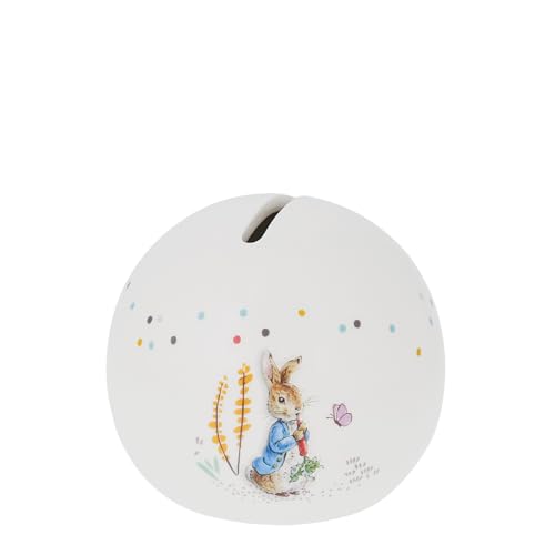 Beatrix Potter Tirelire décorative aux illustrations pastel authentiques