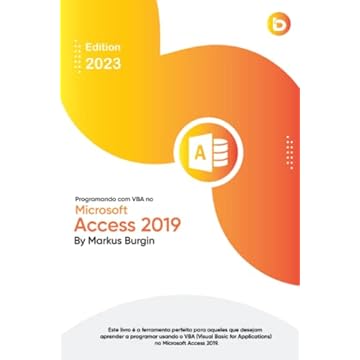 Capa do livro Programando com VBA no Microsoft Access 2019