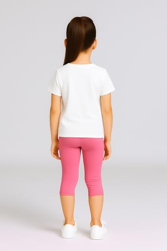 Image of CHARM N CHERISH Girls Cotton 3 /4th Leggings Pack of 1