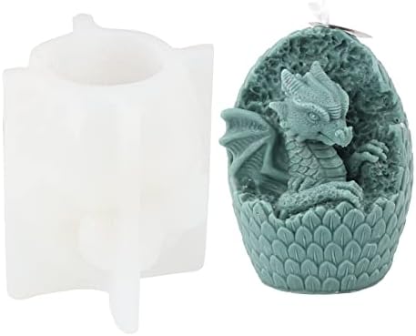 Broken Shell Dinosaur Egg Silicone Candle Soap Mold Fondant Chocolate Candy Mould Cake Decorating Tool Epoxy Resin Plaster Polymer Clay Mould