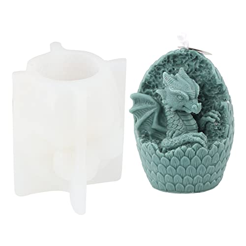 Broken Shell Dinosaur Egg Silicone Candle Soap Mold Fondant Chocolate Candy Mould Cake Decorating Tool Epoxy Resin Plaster Polymer Clay Mould #TOP18