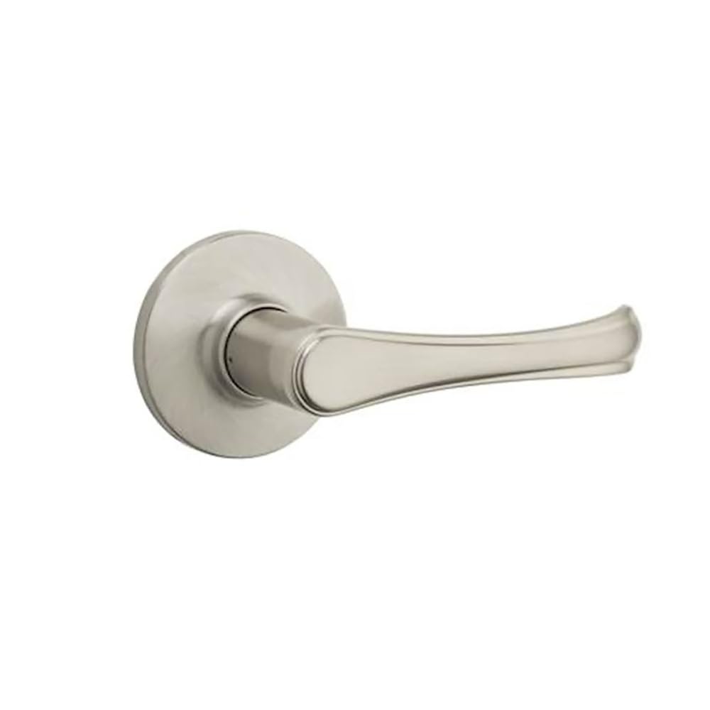 Levier demi-factice Kwikset SL7000GV-15V1 nickel satiné avec châssis pour porte