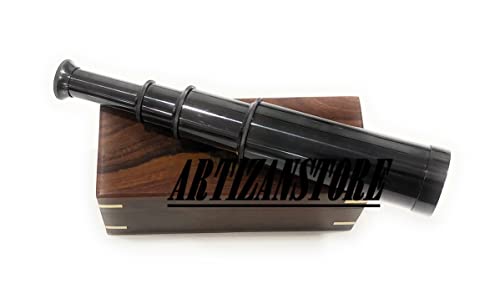Telescopio Pirata Monocular 14 pulgadas Negro Antiguo miniatura 3