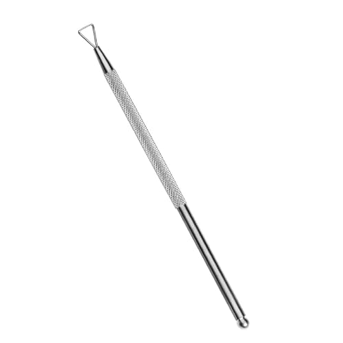 Vaguelly 3pcs Nail Cuticle Cleaner Cuticle Pusher and Scraper Tool for Nail Polish Removal Spoon End for Pushing Cuticles Surface Prep for Uv Gel and Acrylic Manicure