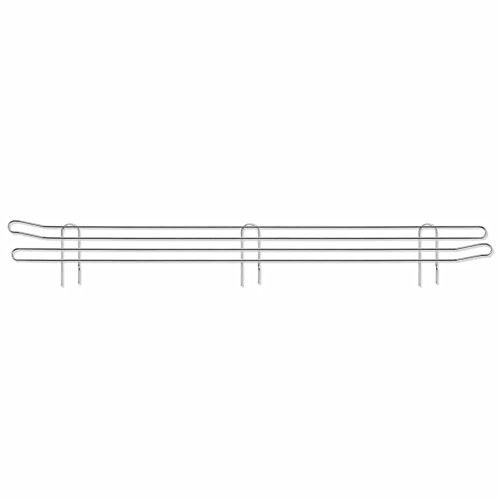 Honey-Can-Do SHFSCR-C42 Anti-Slide Steel Screen for Urban Shelving, Chrome, 42-Inch