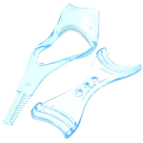 Beavorty Mascara Eyelash Comb Applicator, 3 in 1 Eyelashes Tools, Mascara Shield Applicator Accessories for Girls 2pcs (Random Color)