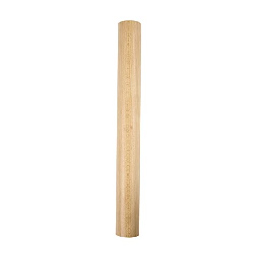 T&G 23 Professional Solid Rolling Pin in FSC Certified Beech, 45 x 5 cm,Beige