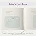 Tiny Trees® Baby Memory Book - Baby Book Keepsake For Baby Showers - Diary Scrapbook for Expecting Mums Dads Parents Gender Reveal | First Year Record Book With Baby Monthly Milestones