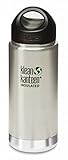 Klean Kanteen Wide Insulated Bottle with Stainless Steel Loop Cap