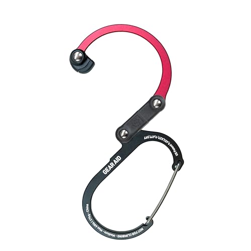 Image of GEAR AID HEROCLIP 360 Swivel Carabiner Gear Clip and Hook (Medium) for Camping, Backpack, Suitcases and Garage Organization