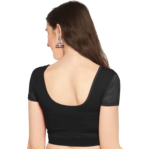 Image of Life Win stretchable blouse 28 to 46 size cotton lycra for women (Pack of-3)