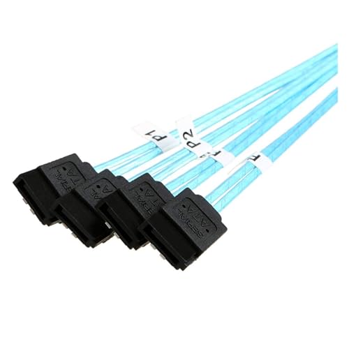Cable S-AS HD 36Pin SFF 8087 a 4 SATA 7Pin 0.5 m miniatura 6