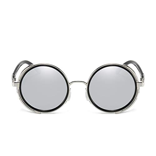 Dollger Vintage Retro Round Sunglasses Metal Circle Frame