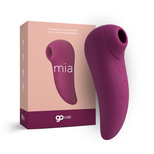 Go Vibe Mia Sugador Clitóris e Vibrador 12,3cm 7 Intensidades 2 Motores em Silicone Recarregável