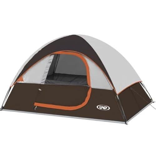 Camping Tent 2 Person, Waterproof Windproof Tent with Rainfly Easy Set up-Portable Dome Tents for Camping…