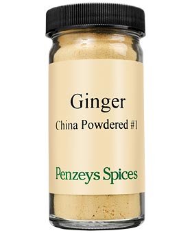 China Powdered #1 Ginger By Penzeys Spices 1.9 oz 1/2 cup jar (Pack of 1)