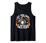 Womens Not Your Basic Witch Funny Halloween Costume Tank Top