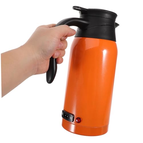 Hervidor eléctrico portátil para auto Healifty naranja miniatura 7