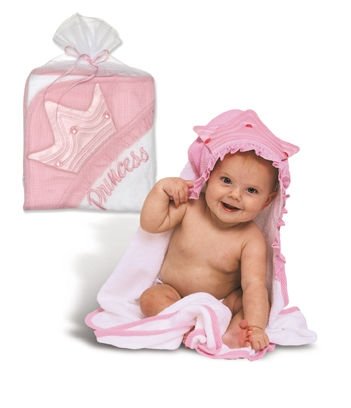Image of Mud Pie Baby Princess Hooded Terry Towel